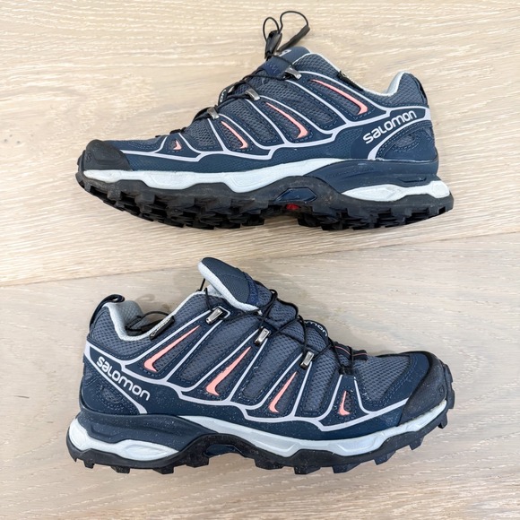 Salomon X Ultra 2 GTX Blue for sale | eBay Salomon X Ultra 2 Low GTX Blue Hiking Athletic Outdoor Boots Shoes 6.5